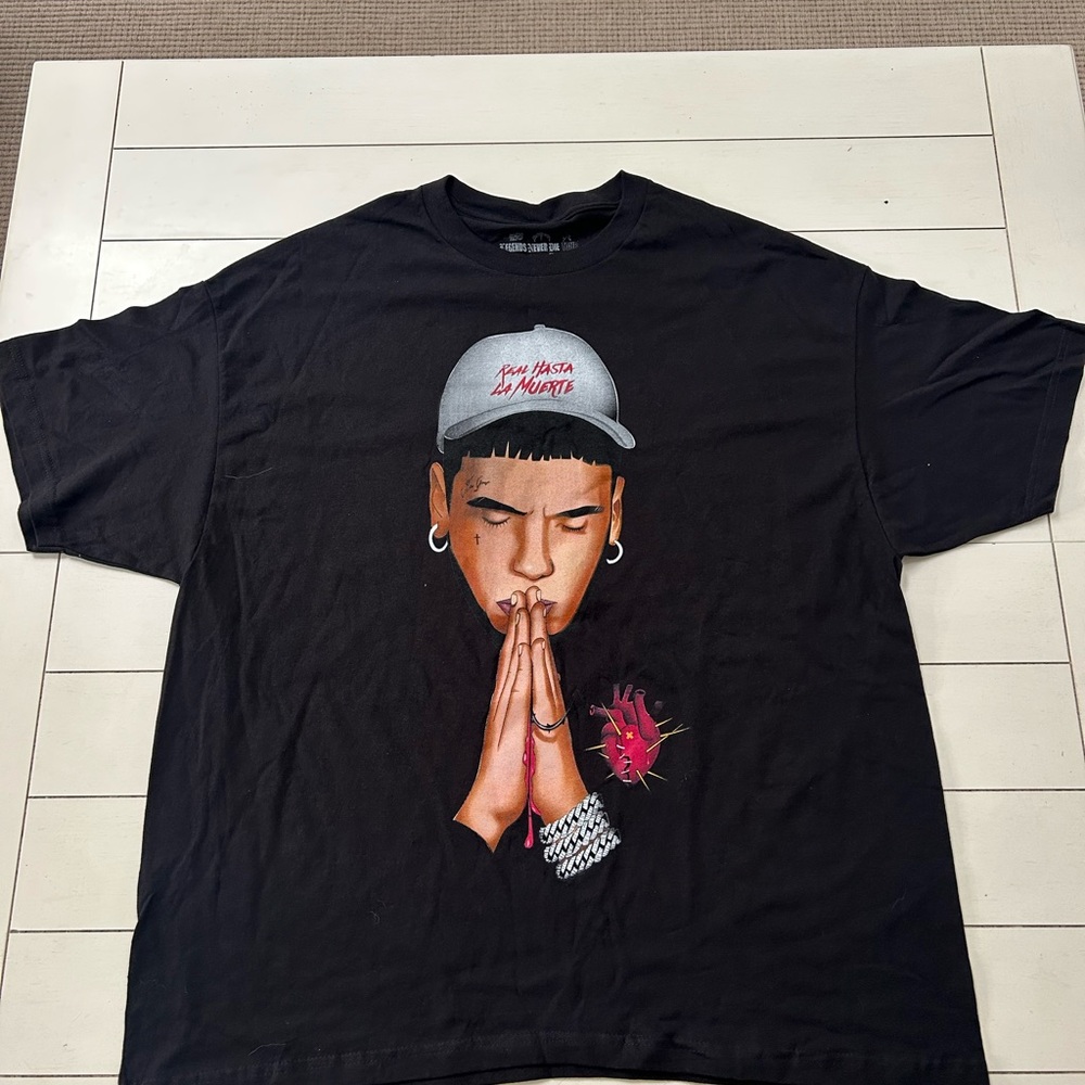 Real Hasta La Muerte “legends never die” tour graphic tee shirt